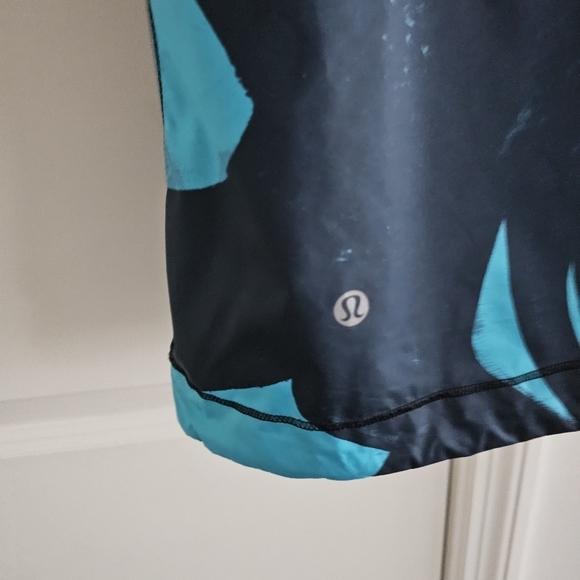 Lululemon Pack-It Vest In Back Spin Stroke Peacock Blue Black - Picture 10 of 12